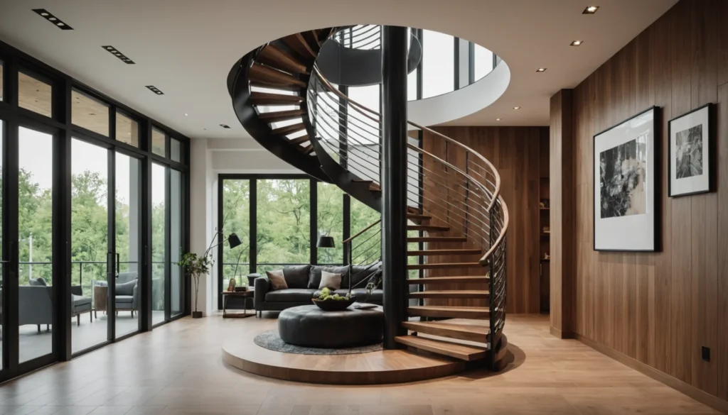 Quel escalier colimaçon pour votre intérieur ? Bois, métal ou mixte ?